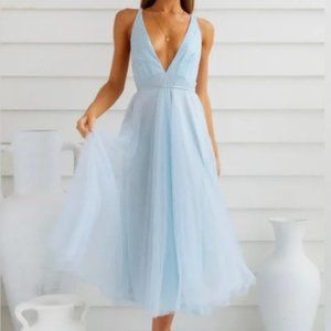 Hello Molly Blue Midi Dress